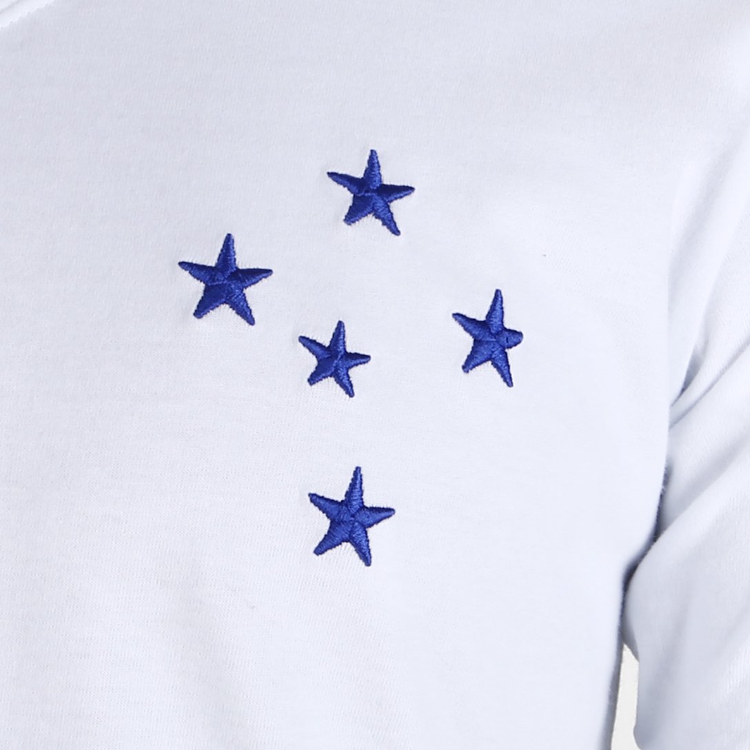 Camisa Cruzeiro RetrôMania Libertadores 1976 II Masculina - Branco - Image 3