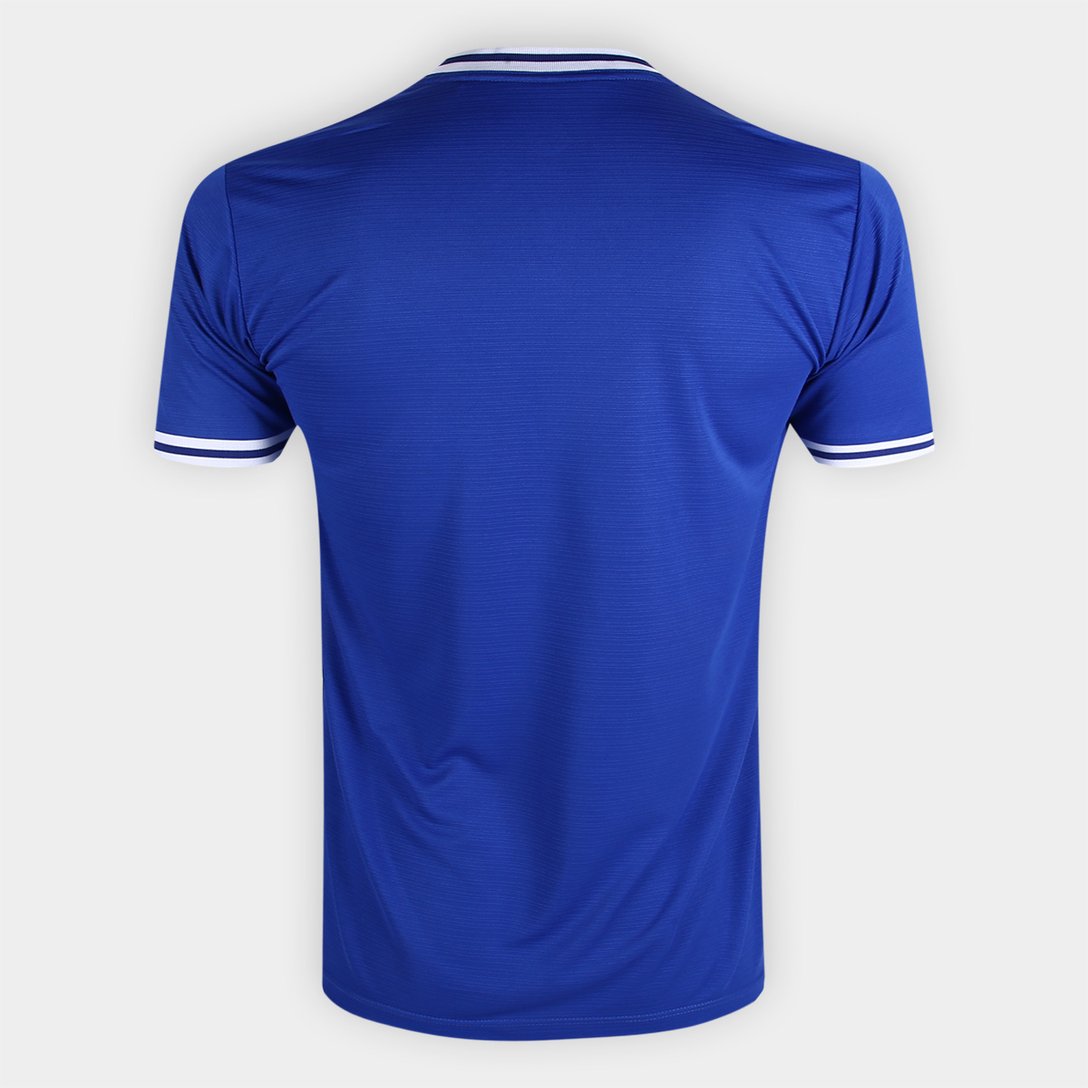 Camisa Cruzeiro RetrôMania Jacquard Masculina - Azul - Image 2